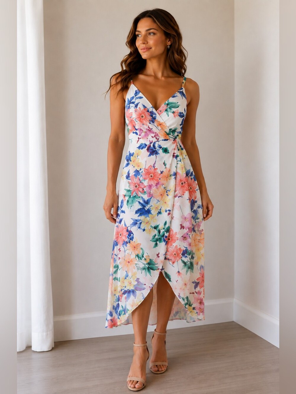 Floral Print Women's Dress